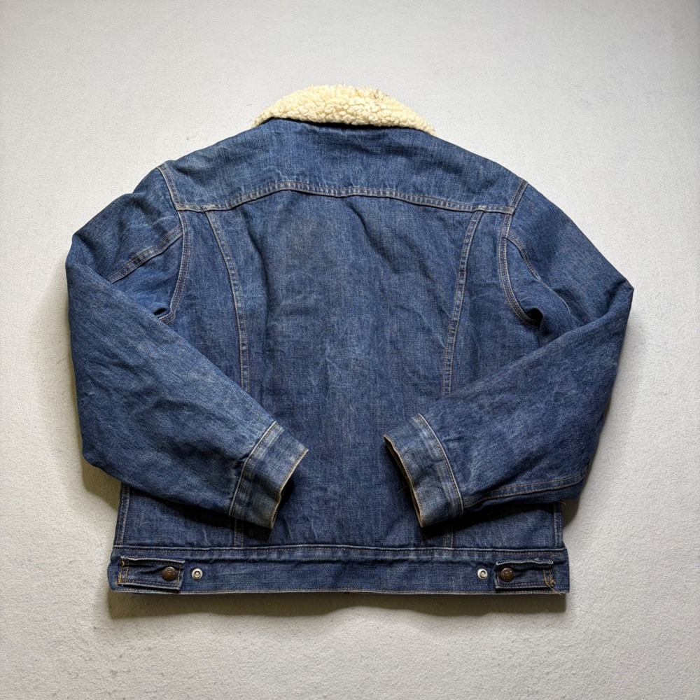 Levi's Denim‎ Jacket Mens L Blue 70605-0217 Sherpa Lined Vintage Trucker Jacket - Picture 3 of 13